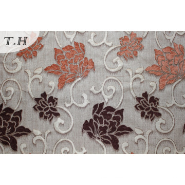 Цветок полиэстер Синель шаблон ткани диван (fth31951)